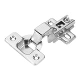 Hinge Concealed Full Inset Frameless Self-Close in Polished Nickel - Hickory Hardware