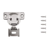 Hinge Concealed Full Overlay Frameless 165 Degree Lasy Susan Self-Close in Polished Nickel - Hickory Hardware