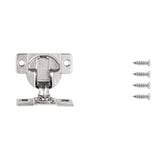 Hinge Concealed 1-3/8 Inch Overlay Face Frame Self-Close in Polished Nickel - Hickory Hardware