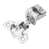 Hinge Concealed 1-1/4 Inch Overlay Face Frame Self-Close in Polished Nickel - Hickory Hardware