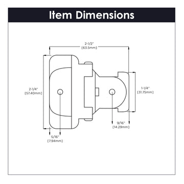 Double Demountable Hinges 1/2 Inch Overlay (2 Hinges/Per Pack) - Hickory Hardware