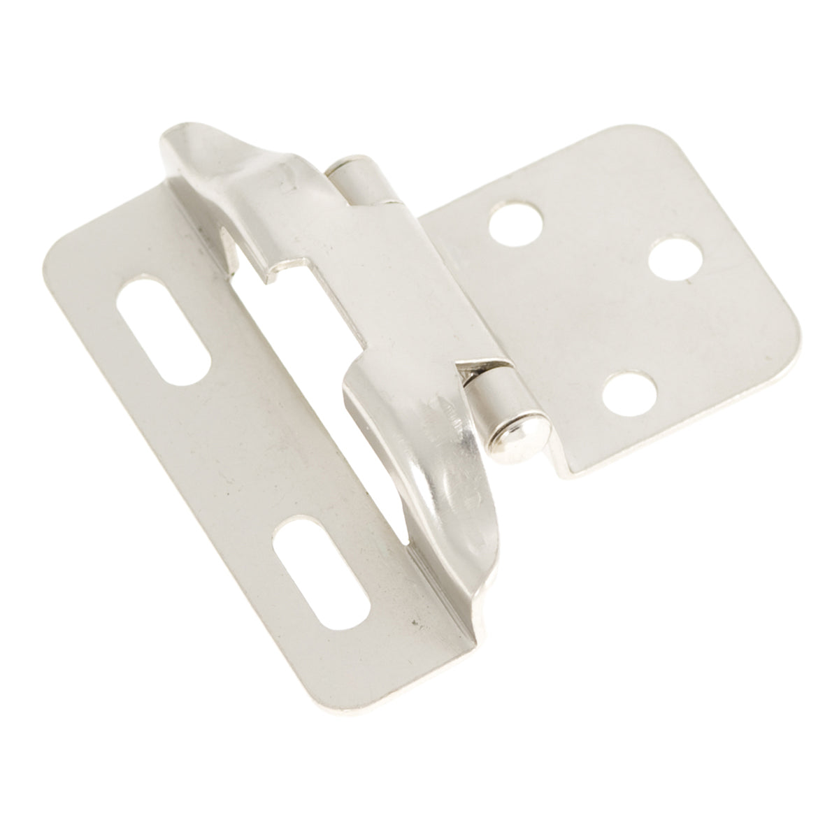 Semi Concealed Cabinet Hinges 1/4 Inch Overlay Face Frame Full Wrap Self-Close (2 Hinges/Per Pack) - Hickory Hardware