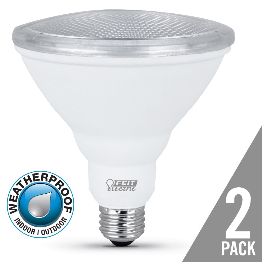 PAR38 LED Light Bulbs, 10.5 Watts, E26, Weatherproof, Non-Dimmable, 750 lumens