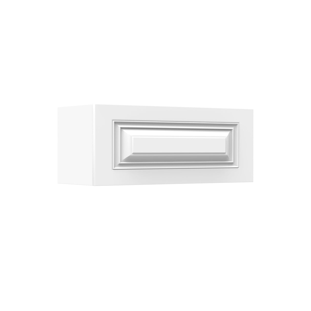 RTA - Park Avenue White - Horizontal Door Wall Cabinet | 30"W x 12"H x 12"D