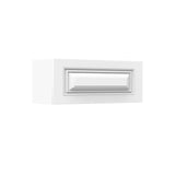 RTA - Park Avenue White - Horizontal Door Wall Cabinet | 30"W x 12"H x 12"D