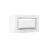 RTA - Park Avenue White - Horizontal Door Wall Cabinet | 30"W x 18"H x 12"D