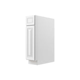 Park Avenue White - Single Door & Drawer Base Cabinet | 9"W x 34.5"H x 24"D