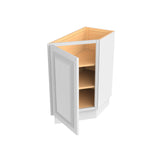 RTA - Park Avenue White - Angle Base End Cabinet | 12"W x 34.5"H x 24"D