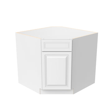 Park Avenue White - Diagonal Corner Sink Base Cabinet | 36