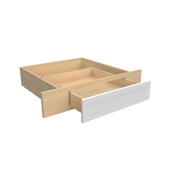 Park Avenue White - Desk Drawer | 30"W x 4.5"H x 21"D