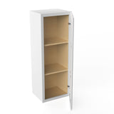 Park Avenue White - Glass Wall Cabinet | 15"W x 42"H x 12"D