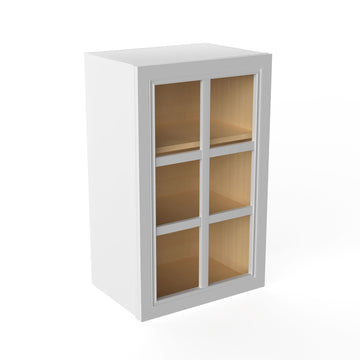 Park Avenue White - Glass Wall Cabinet | 18