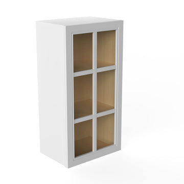 Park Avenue White - Glass Wall Cabinet | 18