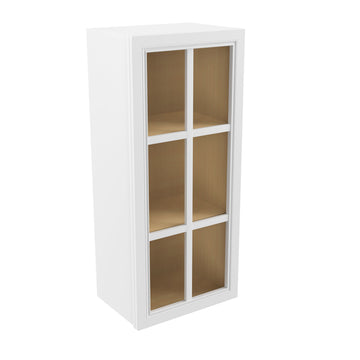 Park Avenue White - Glass Wall Cabinet | 18