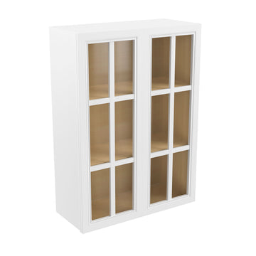 Park Avenue White - Glass Wall Cabinet | 30