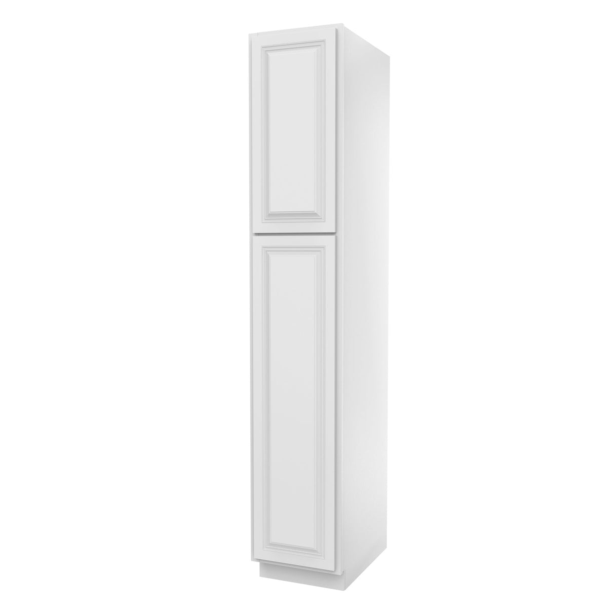 RTA - Park Avenue White - Single Door Utility Cabinet | 15"W x 84"H x 24"D