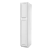 Park Avenue White - Utility Cabinet | 15"W x 84"H x 24"D