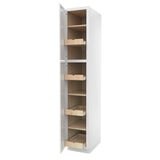 Park Avenue White - Utility Cabinet | 15"W x 84"H x 24"D