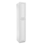 RTA - Park Avenue White - Single Door Utility Cabinet | 15"W x 90"H x 24"D
