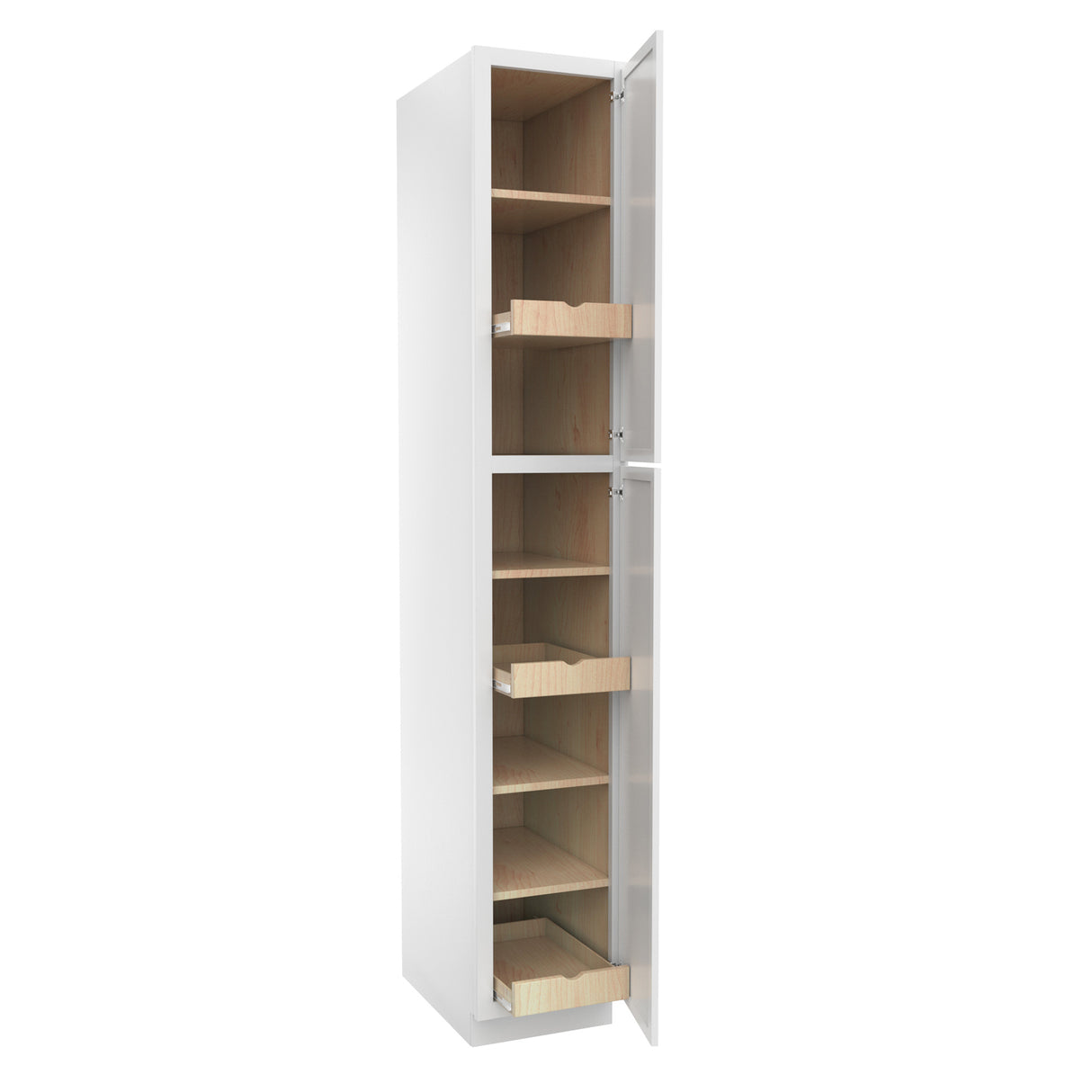 Park Avenue White - Utility Cabinet | 15"W x 90"H x 24"D