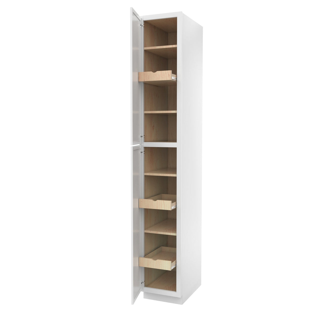 Park Avenue White - Utility Cabinet | 15"W x 96"H x 24"D