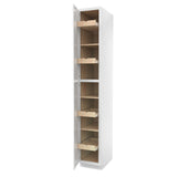 Park Avenue White - Utility Cabinet | 15"W x 96"H x 24"D