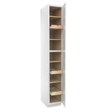 Park Avenue White - Utility Cabinet | 15"W x 96"H x 24"D