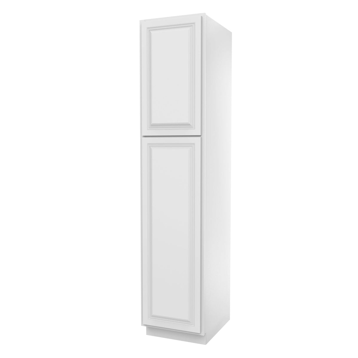 RTA - Park Avenue White - Single Door Utility Cabinet | 18"W x 84"H x 24"D