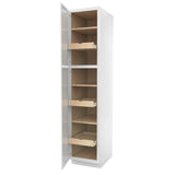 Park Avenue White - Utility Cabinet | 18"W x 84"H x 24"D