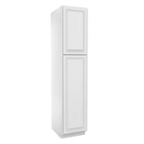 RTA - Park Avenue White - Single Door Utility Cabinet | 18"W x 84"H x 24"D