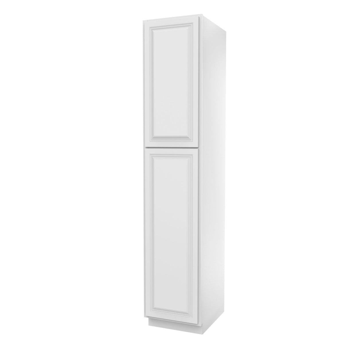 RTA - Park Avenue White - Single Door Utility Cabinet | 18"W x 90"H x 24"D