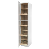 Park Avenue White - Utility Cabinet | 18"W x 90"H x 24"D