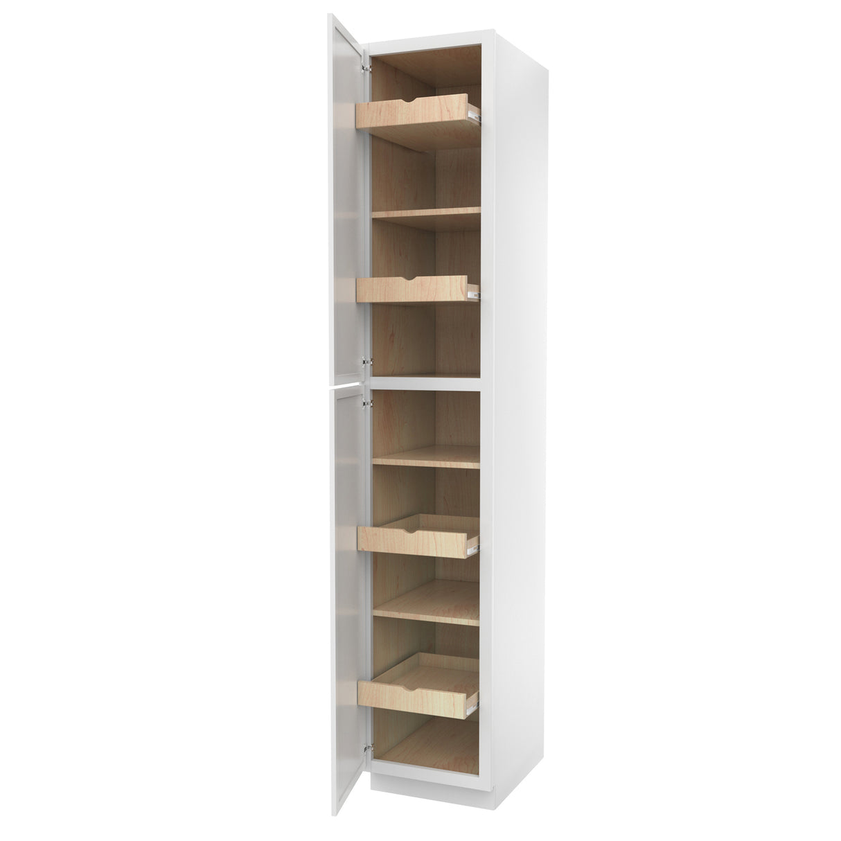 Park Avenue White - Utility Cabinet | 18"W x 96"H x 24"D