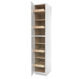 Park Avenue White - Utility Cabinet | 18"W x 96"H x 24"D