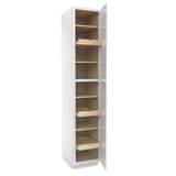 Park Avenue White - Utility Cabinet | 18"W x 96"H x 24"D