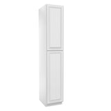 RTA - Park Avenue White - Single Door Utility Cabinet | 18"W x 96"H x 24"D
