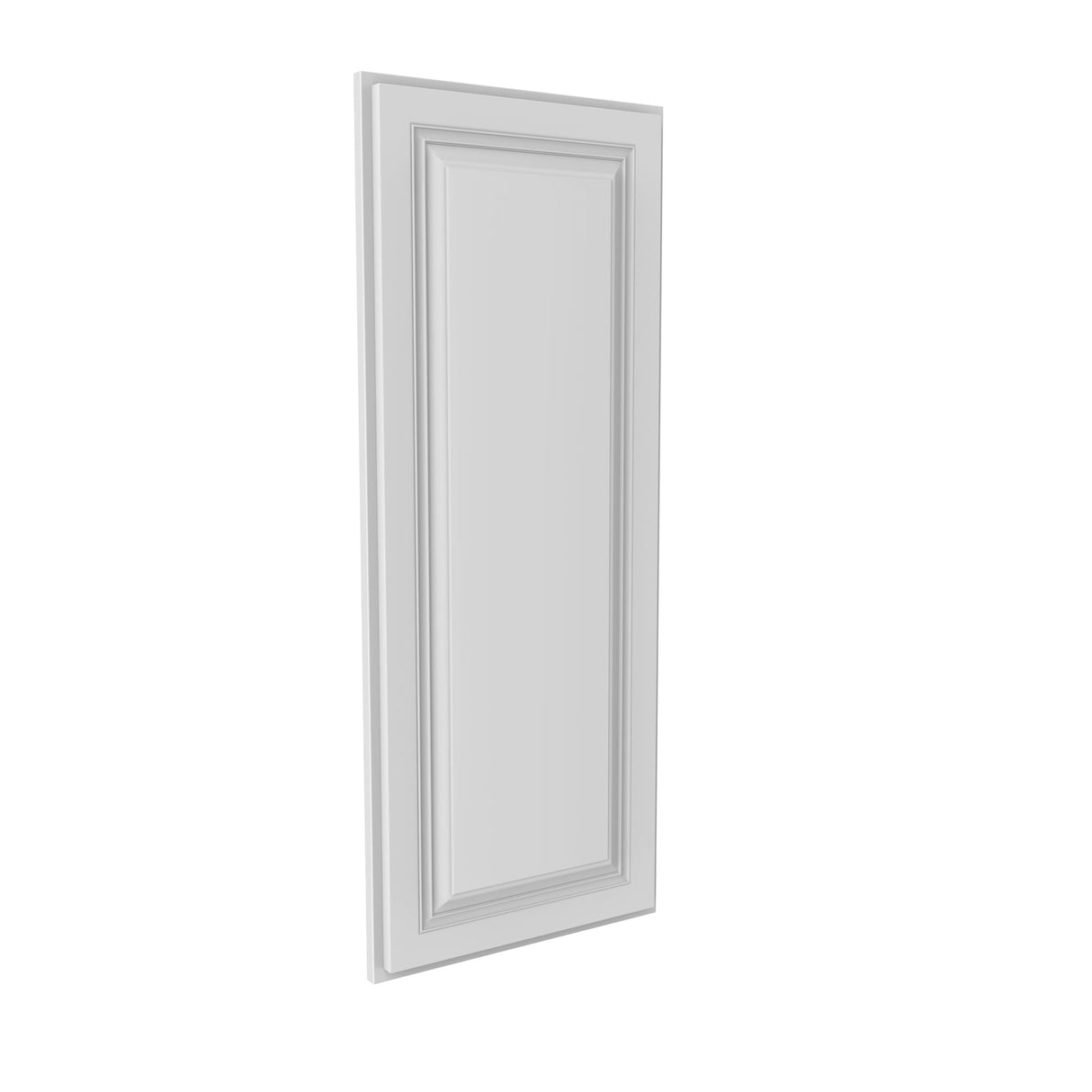 RTA - Park Avenue White - Single Door Wall End Cabinet | 12"W x 42"H x 12"D