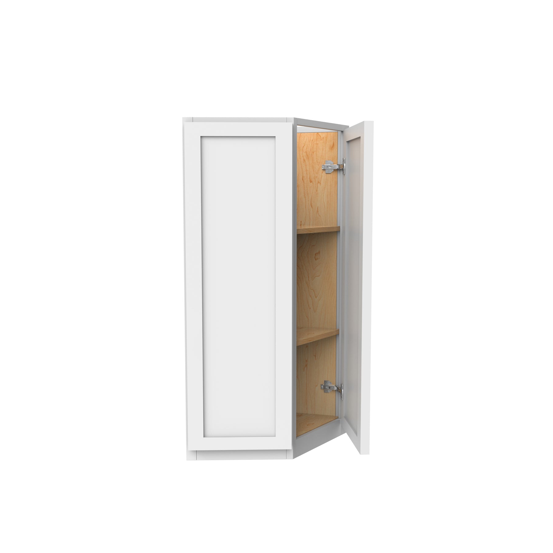 Park Avenue White - Double Door Wall End Cabinet | 12"W x 30"H x 12"D