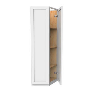 RTA - Park Avenue White - Double Door Wall End Cabinet | 12"W x 42"H x 12"D