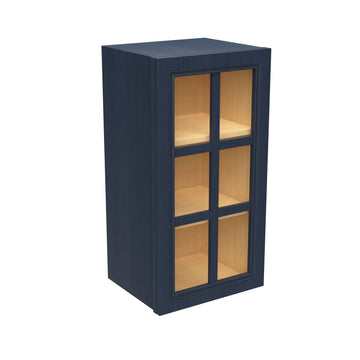 RTA - Park Avenue Ocean Blue - Glass Wall Cabinet | 15