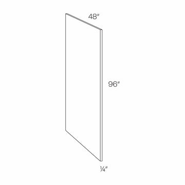 Plywood Panel| Matrix Silver | 0.25W x 96H x 48D