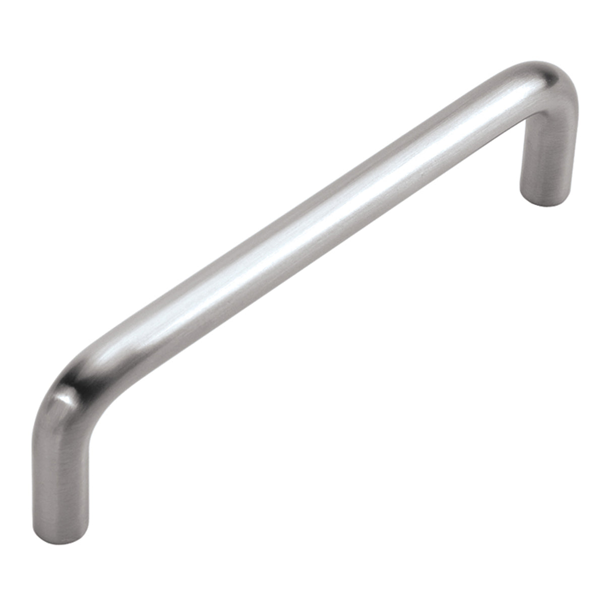 Satin Nickel Cabinet Pull 4 Inch Center to Center in Satin Nickel - Wire Pulls Collection