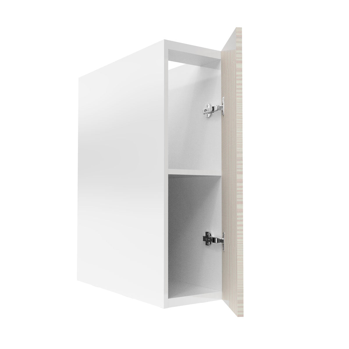 RTA - Pale Pine - Full Height Single Door Base Cabinets | 9"W x 34.5"H x 24"D