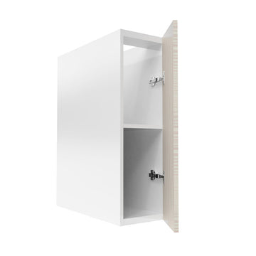 RTA - Pale Pine - Full Height Single Door Base Cabinets | 9"W x 34.5"H x 24"D