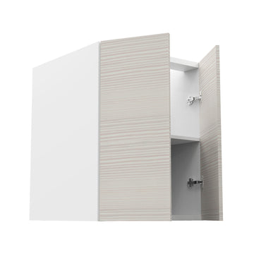 RTA - Pale Pine - Vanity Base Full Double Door Cabinet | 27"W x 34.5"h x 21"D