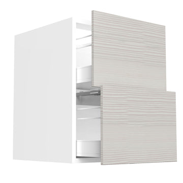 RTA - Pale Pine - Two Drawer Base Cabinets | 21"W x 30"H x 23.8"D