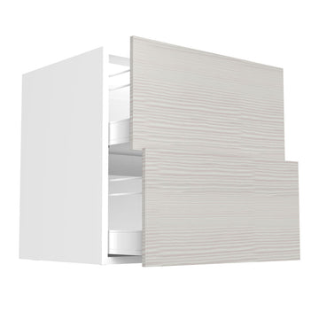 RTA - Pale Pine - Two Drawer Base Cabinets | 30"W x 30"H x 23.8"D