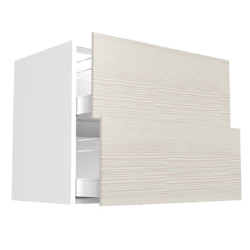 RTA - Pale Pine - Two Drawer Base Cabinets | 36"W x 34.5"H x 24"D