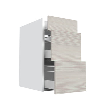 RTA - Pale Pine - Three Drawer Vanity Cabinets | 15"W x 34.5"h x 21"D