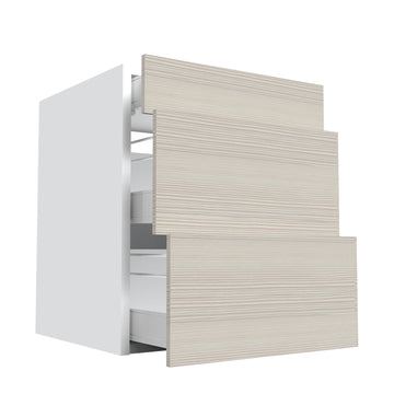 RTA - Pale Pine - Three Drawer Vanity Cabinets | 24